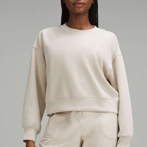 Lululemon softstreme perfectly oversized cropped crew